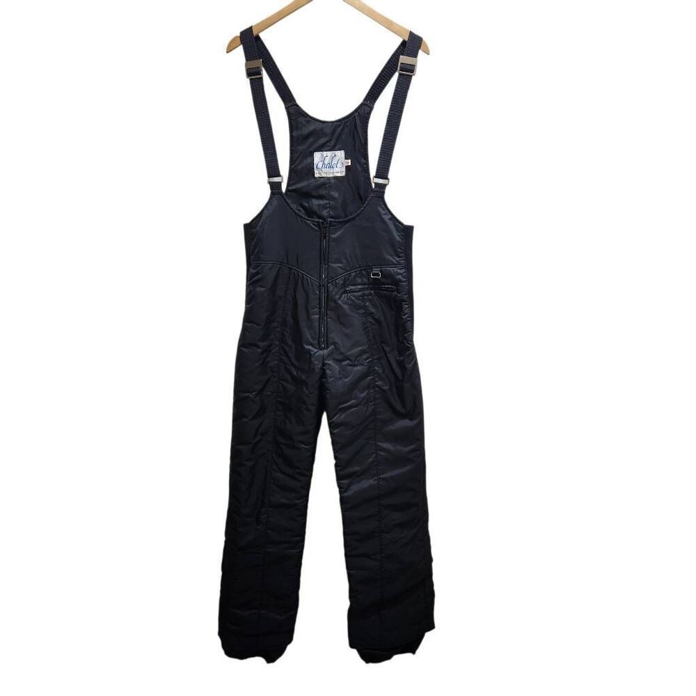 Chalet snow ski overalls winter black 34